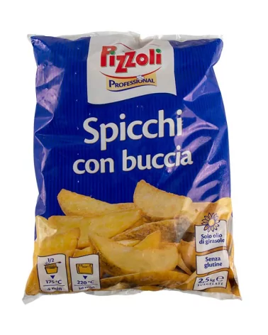 Patate Spicchi Profess C-bucc Prefritto Pizzoli Kg 2,5