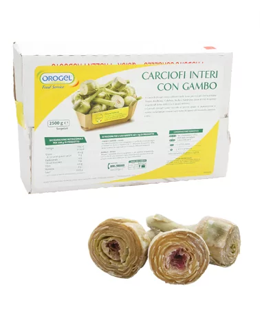 Carciofi Cuori Inter.c-gambo 100%ita Orogel Kg 2,5
