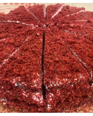 Torta Red Velvet Pretagliata Pz 14 Dolcesi Kg 2,1