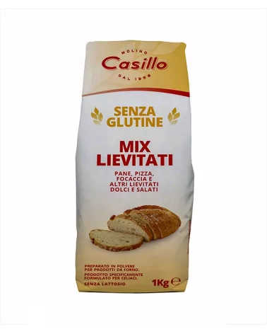 Farina Mix Lievitati Senza Glutine Casillo Kg 1