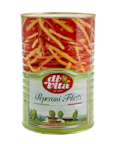 Peperoni Filetto Ros-giall Aceto Di Vita Kg 5