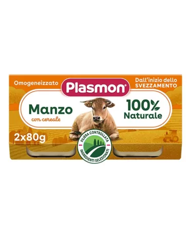 Omogeneizzato Manzo Gr 80x2 Plasmon Pz 12