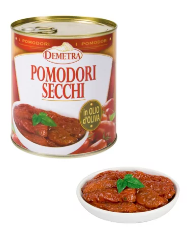 Pomodori Secchi In Olio D'oliva Demetra Gr 800