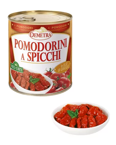 Pomodori Spicchi Semi-sec In Olio Di Girasole Demetra Gr 780