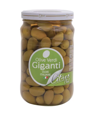 Olive Verdi Giganti Vasetto Di Vetro Citres Ml 1700