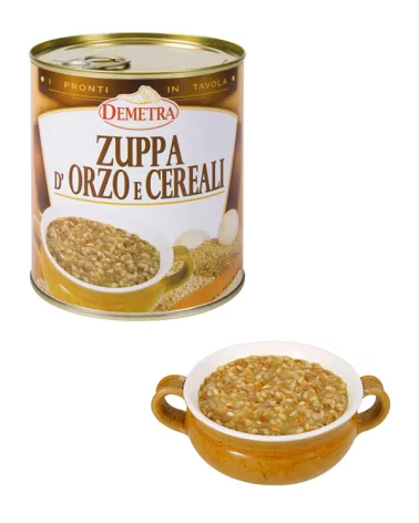 Zuppa Di Orzo E Cereali Demetra Gr 880