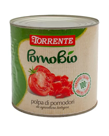 Polpa Pomod 100%ita Bio Cubetti La Torrente Kg 2,5
