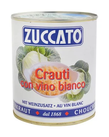 Crauti Al Vino Bianco Zuccato Ml 850