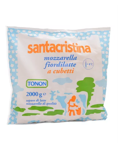 Mozzarella A Cubetti Sacco S.cristina Kg 2