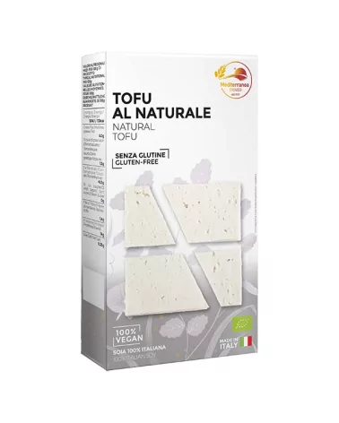 Tofu Al Naturale Bio Senza Glutine Mediterranea Gr 200