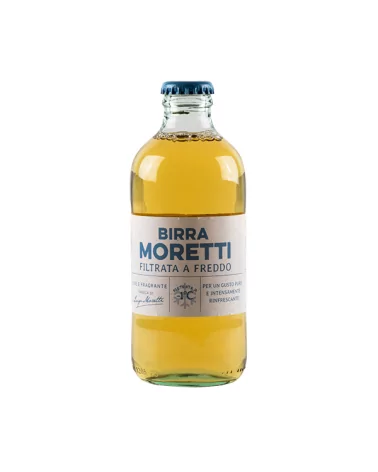 Birra Moretti Filtrata Freddo Bottiglia Lt 0,3 Pz 24