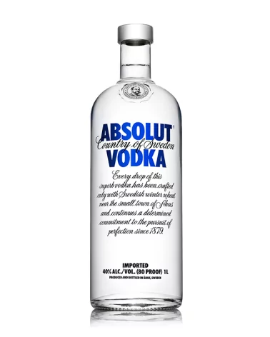 Vodka Absolut 40. Lt 1