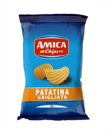 Patatine T Bar Grigliata Amica Chips Gr 50