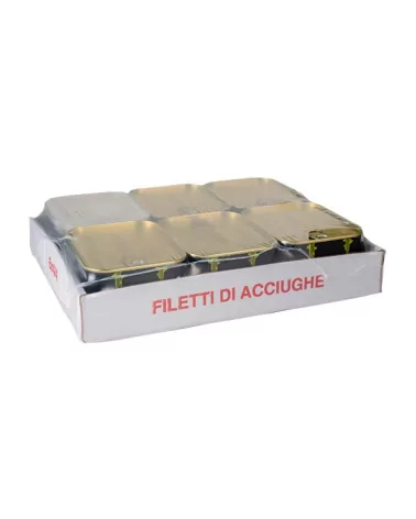Acciughe Filetti In Olio D'oliva Med Latta S.fish Gr 720