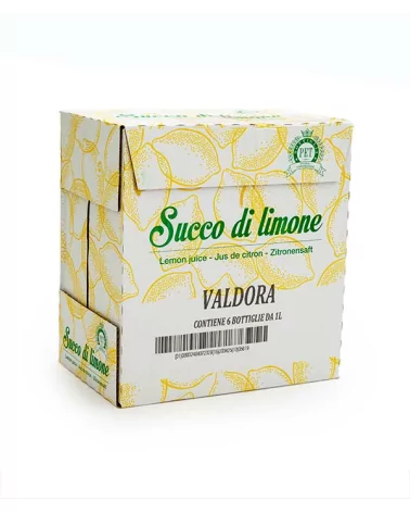 Succo Limone 100% Bottiglia Pet Valdora Lt 1