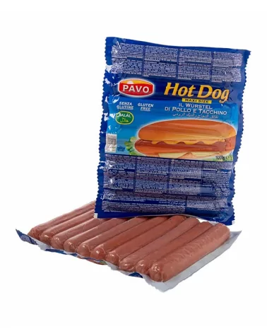 Wurstel Pollo-tacchino Hot Dog Gr 100 Pz 10