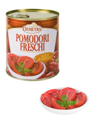 Pomodori Fres Tagliati Meta Mid-dry Demetra Gr 780