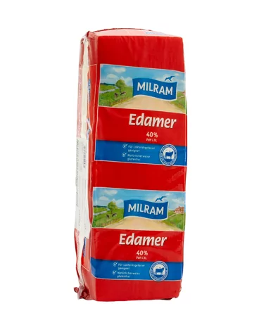 Formaggio Edamer Tedesco (cartone) 40% Milram Kg 3,1