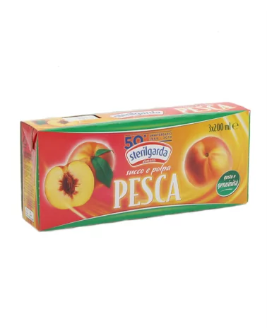 Succo E Polpa Pesca Pz 3x0,2 Sterilgarda