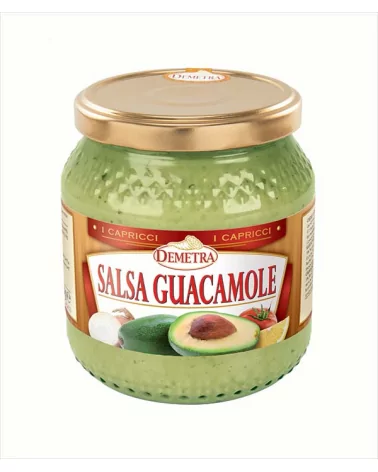 Salsa Guacamole Vasetto Di Vetro Demetra Gr 550