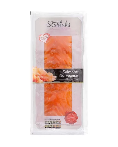 Salmone Affumicati Norvegese Vip Preaff Busta Starlaks Gr 200