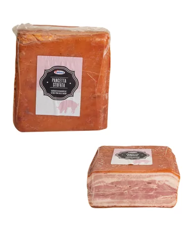 Pancetta Stufata Doppia 1-2 Sottovuoto Valdora Kg 4,4