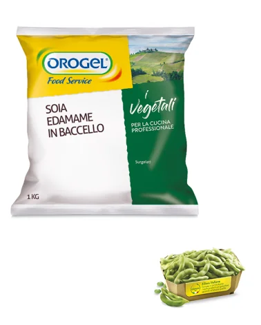 Soia Edamame Baccello 100% Italia Orogel Kg 1