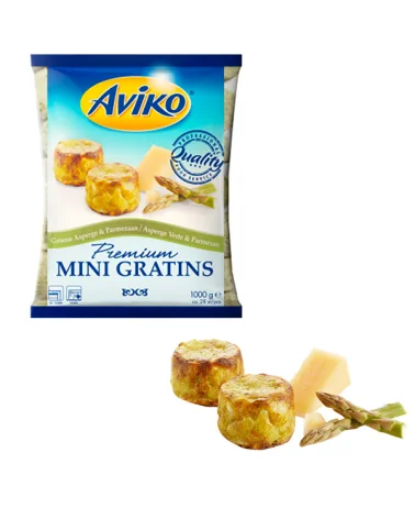 Gratin Mini Patat-asparag-parmig Senza Glutine Aviko Kg 1