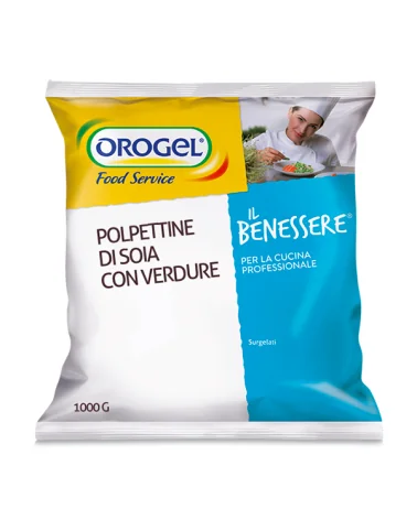 Polpettine Soia-verd.100%ita Benessere Orogel Kg 1