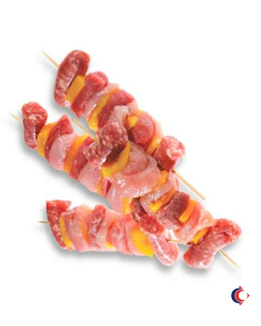 Spiedini Misti Con Salsiccia Pz16-18 Gr 230 Kg 4