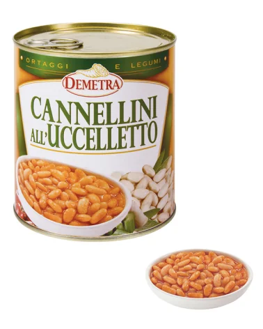 Fagioli Cannellini All'uccelletto Demetra Gr 880