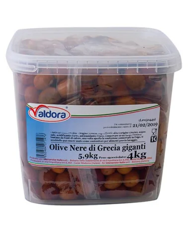 Olive Nere Giganti Grecia 10-11 Valdora Kg 5,9