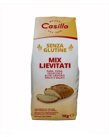 Farina Mix Lievitati Senza Glutine Casillo Kg 1