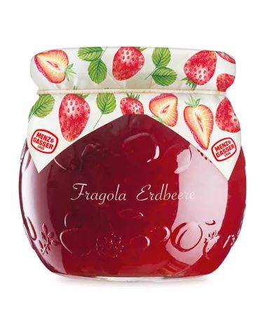 Conf. Fragola 55%frutta Edel Vasetto Di Vetro M. Eg. Gr 620