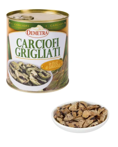 Carciofi Grigl In Olio Di Girasole Demetra Gr 740