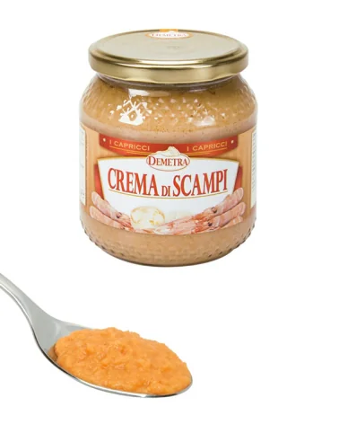 Crema Scampi Vasetto Di Vetro Demetra Gr 540