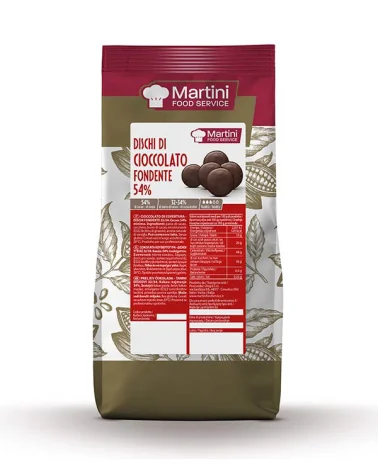 Cioccolato Fondente Dischi Senza Glutine M.martini Kg 1