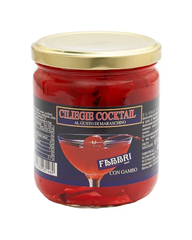 Ciliegie Rosse Con Picciolo Fabbri Gr 470