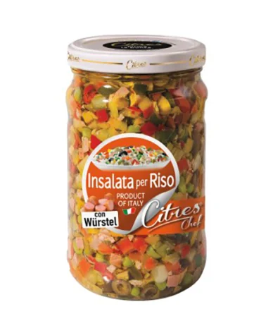 Insalata Per Riso In Olio Di Girasole Vasetto Di Vetro Citres Ml 1700