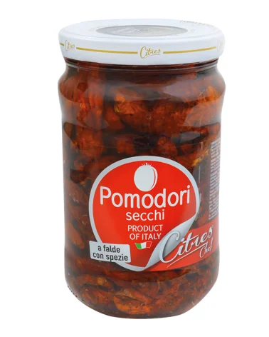 Pomodori Secchi In Olio Di Girasole Vasetto Di Vetro Citres Kg 1,55