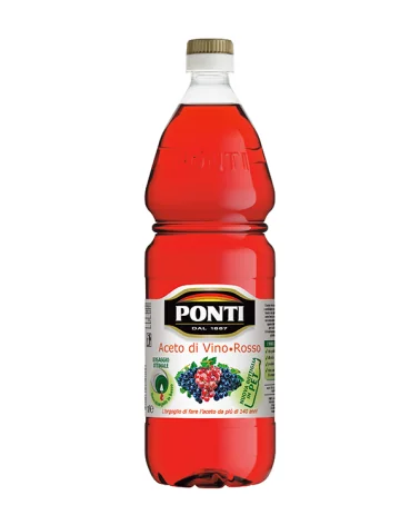 Aceto Rosso Acidita 6% Pet Ponti Lt 1