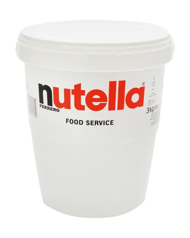 Nutella Vaso Plastica Ferrero Kg 3