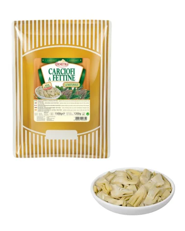 Carciofi Fettine 1sc.pizz Nat Busta Demetra Kg 1,5