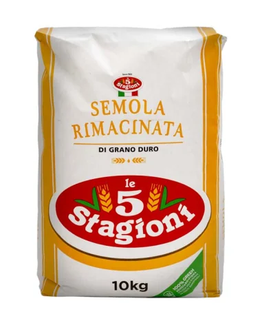 Semola Grano Duro Rimacinata 5 Stagioni Kg 10