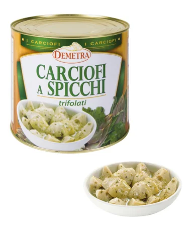 Carciofi Spicchi Trif Demetra Kg 3