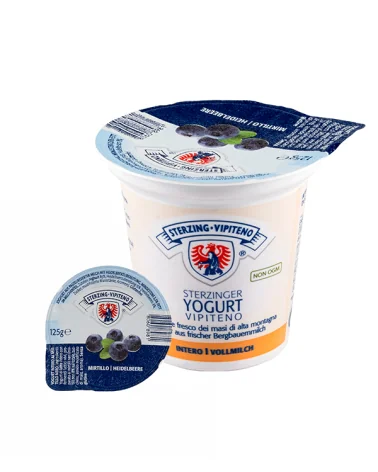 Yogurt Intero Mirtillo Nero Vipiteno Gr 125