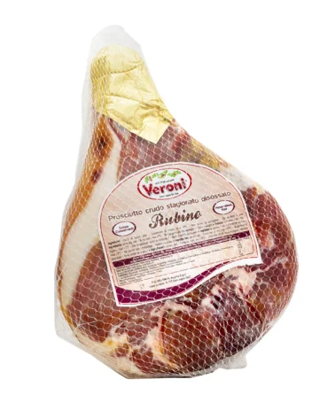 Prosciutto Senza Ossopel.piatto Rubino Veroni Kg 6,2