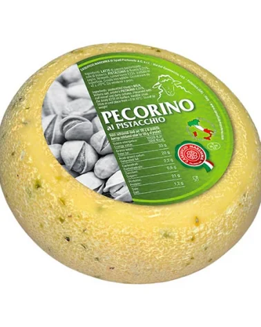 Pecorino Al Pistacchio Di Bronte 30-60g Sottovuoto Form Kg 1,2