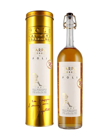 Grappa Poli Sarpa Oro 40. Lt 0,7