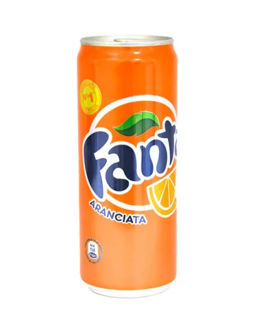 Fanta Orange Sleek Lattina Lt 0,33 Pz 24